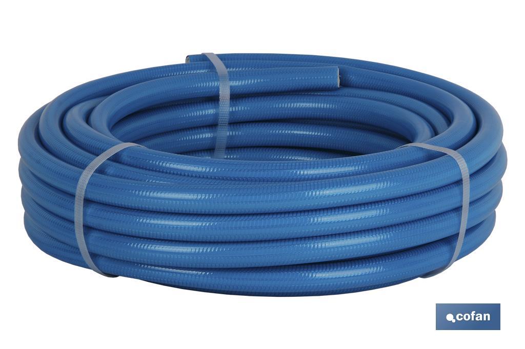 Garden hose | Thunder Model | 3 knitted layered hose | PVC | Blue - Cofan