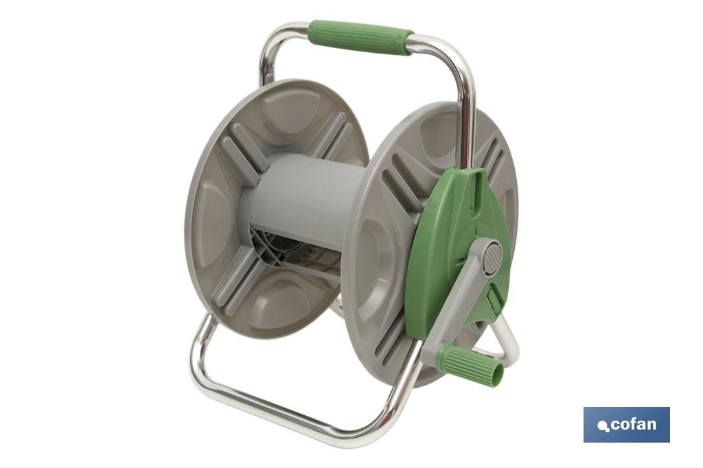 Hose reel | Completely portable accessory | Easy and convenient to carry | Practical and versatile product for your garden - Cofan