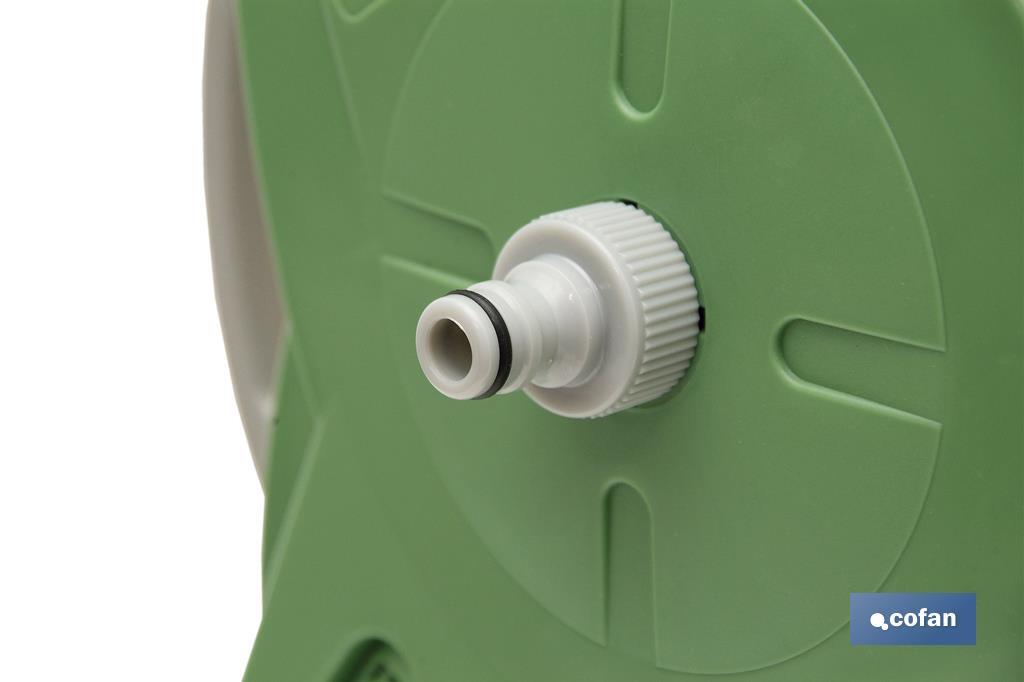 Hose reel with wheels | Completely portable accessory | Easy and convenient to carry - Cofan