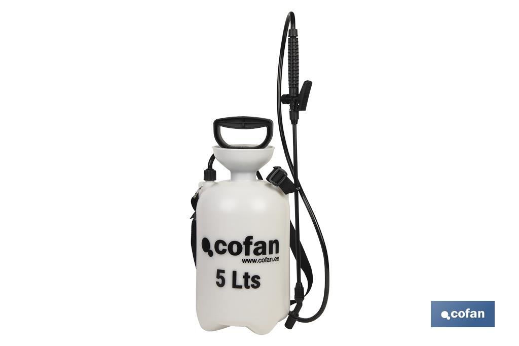 Pressure sprayer | Capacity: 5 litres | Suitable for agricultural sector - Cofan