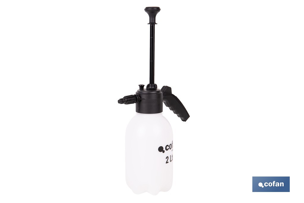 Pulverizador manual 2 litros para líquido y espuma | Uso agrícola y jardinería | Boquillas incluidas - Cofan