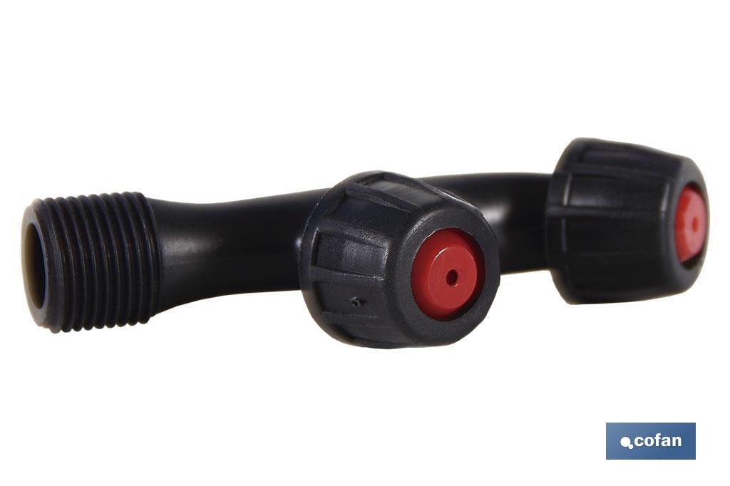 Pulverizador de espalda | Capacidad 16 litros | Eléctrico con doble uso Batería/Manual - Cofan