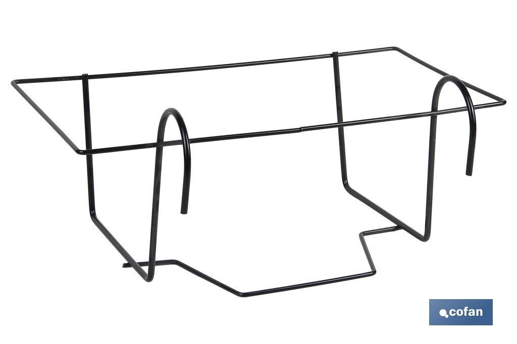 Window box holder, Azahar Model | Black | Available in different sizes - Cofan