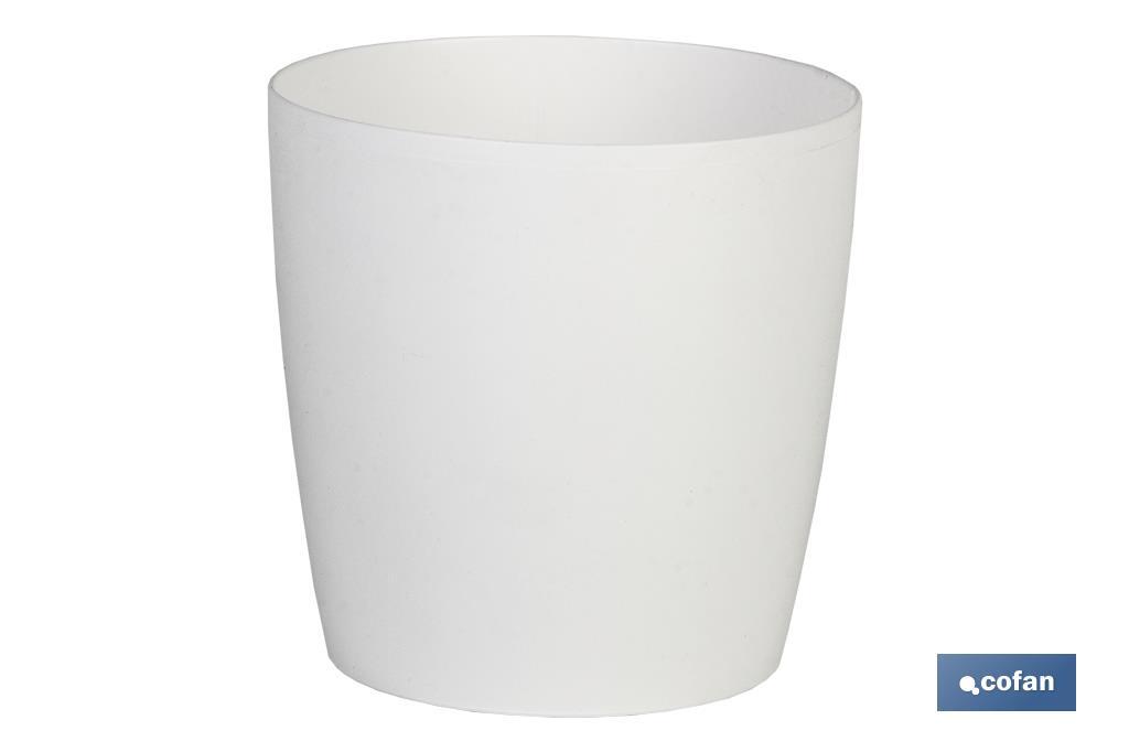 Round polypropylene pot | Special for plants and flowers | Perfect for indoor or outdoor use - Cofan