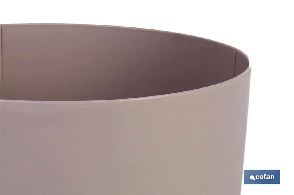 Vaso di polipropilene rotondo | Per piante e fiori | Ideale sia per l'interno che l'esterno - Cofan