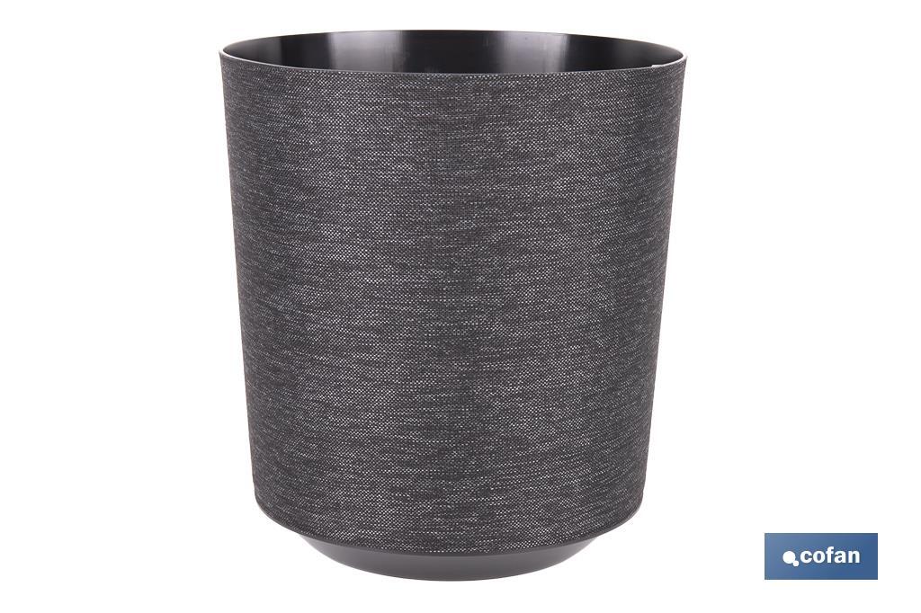 Pots de fleurs décoratifs d'intérieur | Pots de fleurs ronds | Matériau : Polypropylène | Disponibles en différentes couleurs et dimensions - Cofan