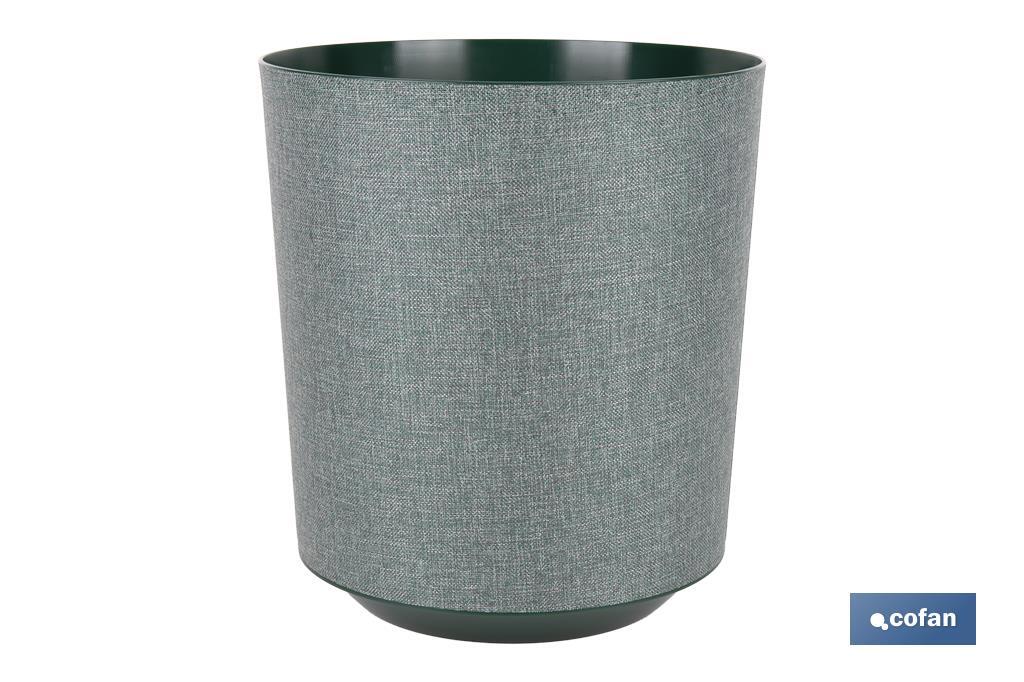 Pots de fleurs décoratifs d'intérieur | Pots de fleurs ronds | Matériau : Polypropylène | Disponibles en différentes couleurs et dimensions - Cofan