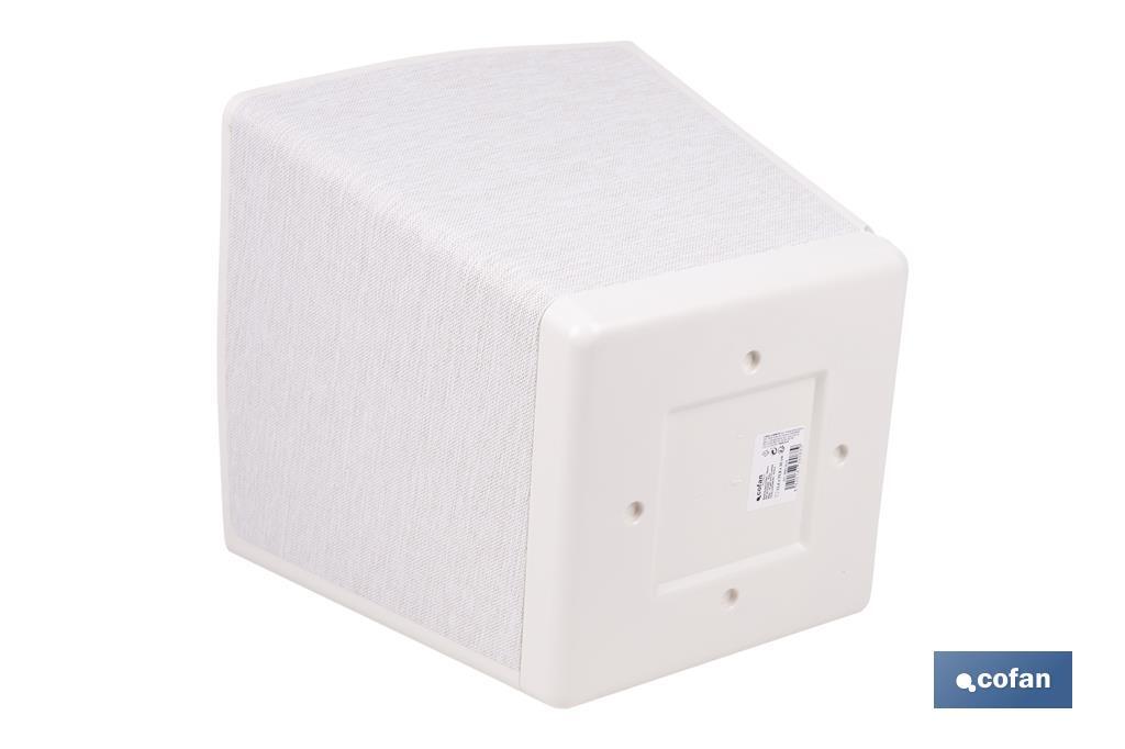 Pot de fleurs décoratif d'intérieur | Pot de fleurs carré avec soucoupe intégrée | Avec indicateur d'arrosage | Disponibles en plusieurs couleurs et dimensions - Cofan