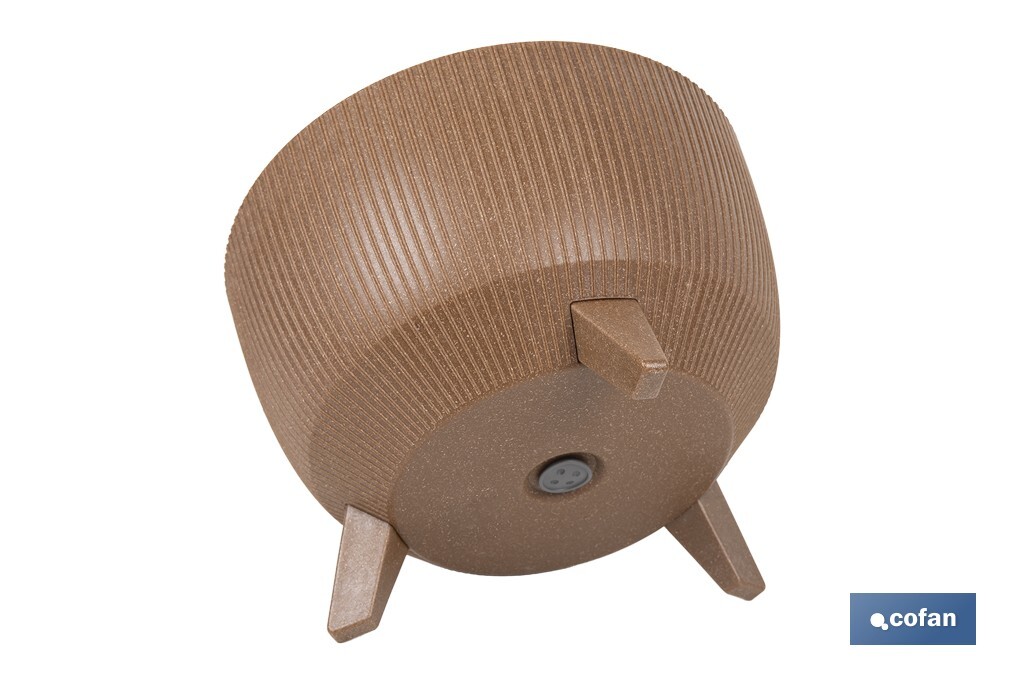 Decorative plant pots with detachable legs | Round ribbed plant pot | UV-resistance | Available in different colours and sizes  - Cofan