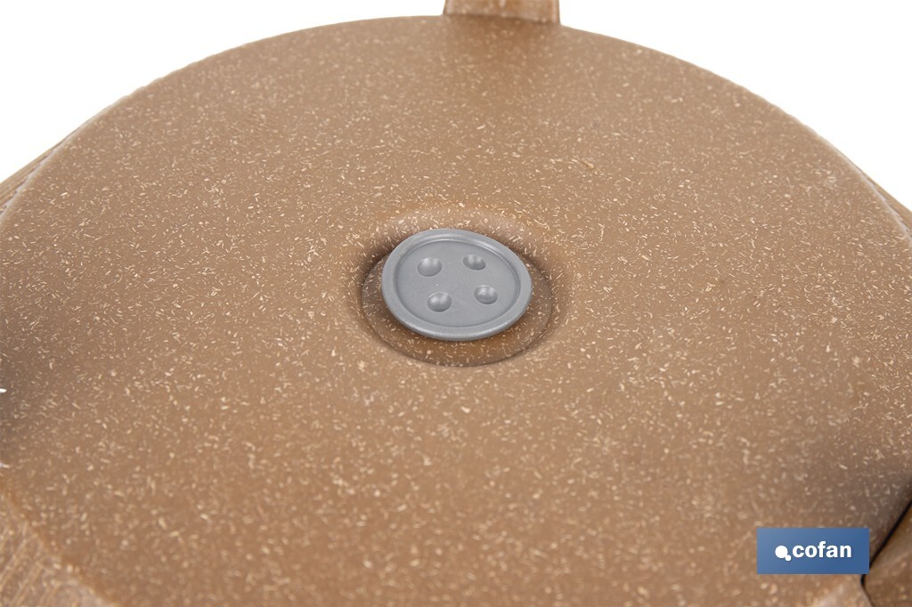 Decorative plant pots with detachable legs | Round ribbed plant pot | UV-resistance | Available in different colours and sizes  - Cofan