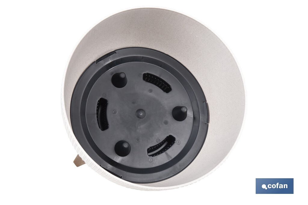 Decorative plant pots with detachable legs | Round ribbed plant pot | UV-resistance | Available in different colours and sizes  - Cofan