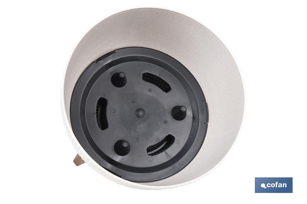 Decorative plant pots with detachable legs | Round ribbed plant pot | UV-resistance | Available in different colours and sizes  - Cofan