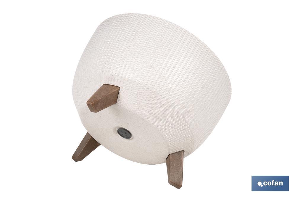 Decorative plant pots with detachable legs | Round ribbed plant pot | UV-resistance | Available in different colours and sizes  - Cofan