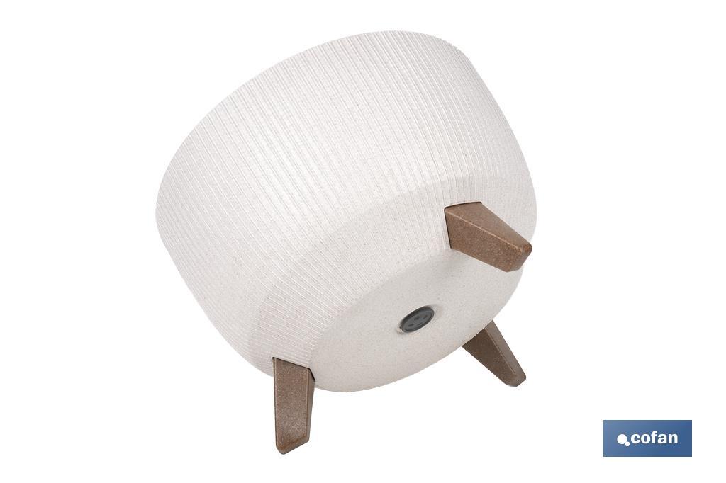 Decorative plant pots with detachable legs | Round ribbed plant pot | UV-resistance | Available in different colours and sizes  - Cofan