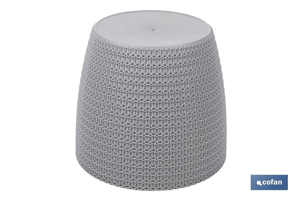 Decorative planters with woven design | UV resistant | Material: polypropylene | Available in different size and colours - Cofan