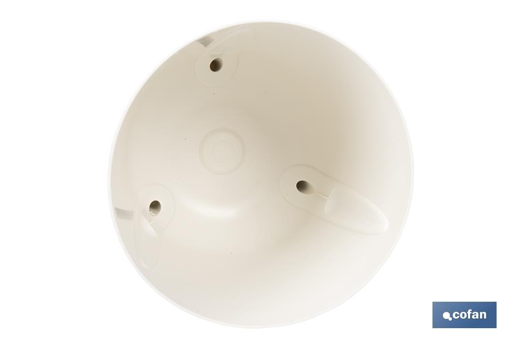 Decorative plant pots with legs | Drain plug included | Available in coffee and cream colours | Different sizes and capacities - Cofan