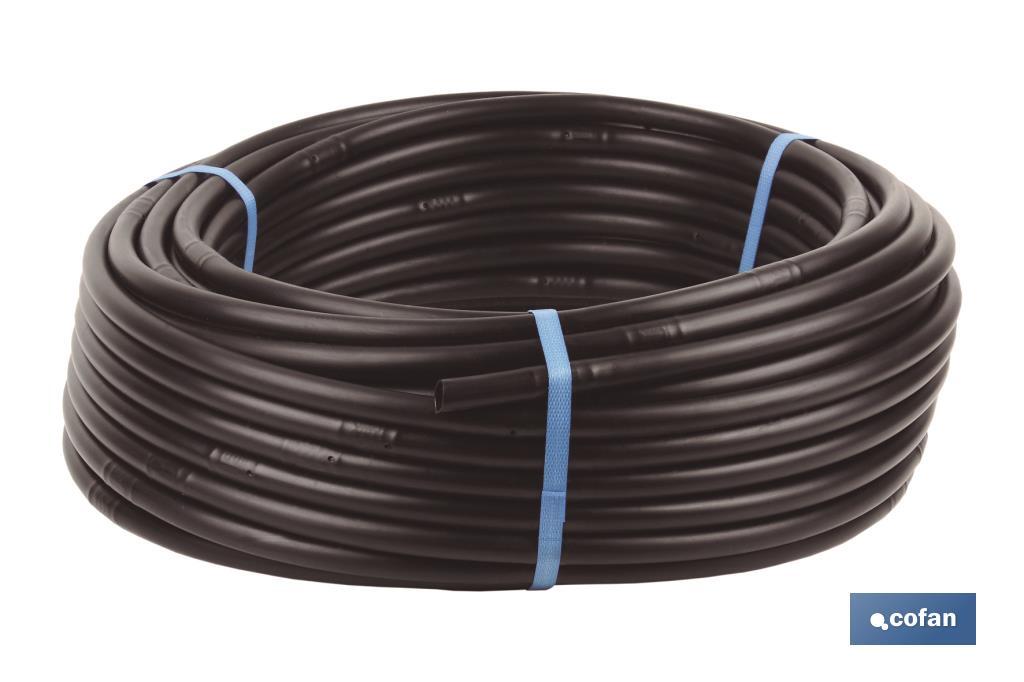 Drip irrigation hose with emitters | Weather resistant material | Ideal for gardening and agricultural sector - Cofan