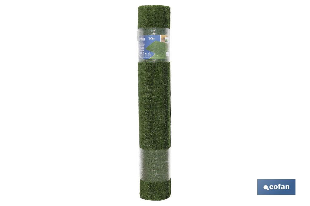 Artificial grass with pile height of 7mm | Lightweight and very easy to install - Cofan