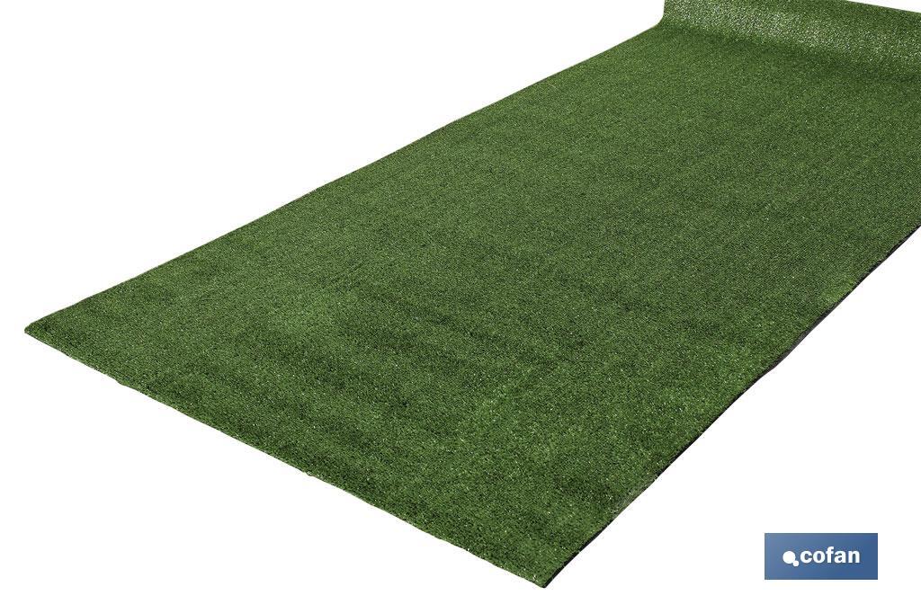 Artificial grass with pile height of 7mm | Lightweight and very easy to install - Cofan