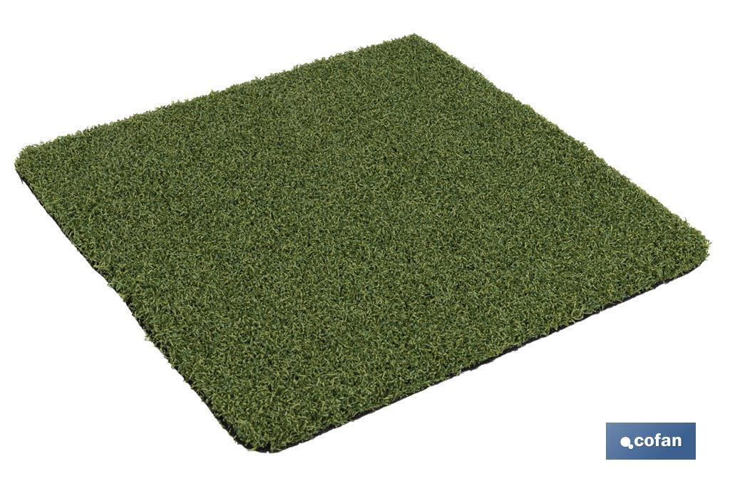 Césped artificial 15 mm para terraza y jardín | Medidas a elegir | Ideal para zonas de alto tránsito - Cofan