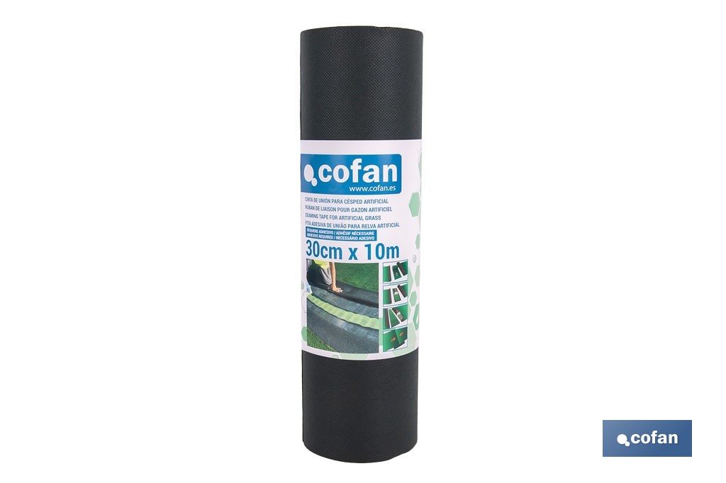 Cinta de unión para césped artificial sin adhesivo | Disponible en cuatro medidas diferentes - Cofan