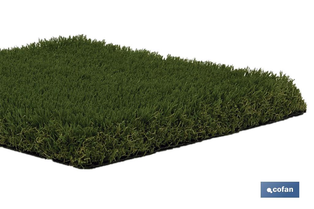 Artificial grass for terrace and garden | Padded, comfortable and resistant model | Ideal for outdoors and swimming pools - Cofan