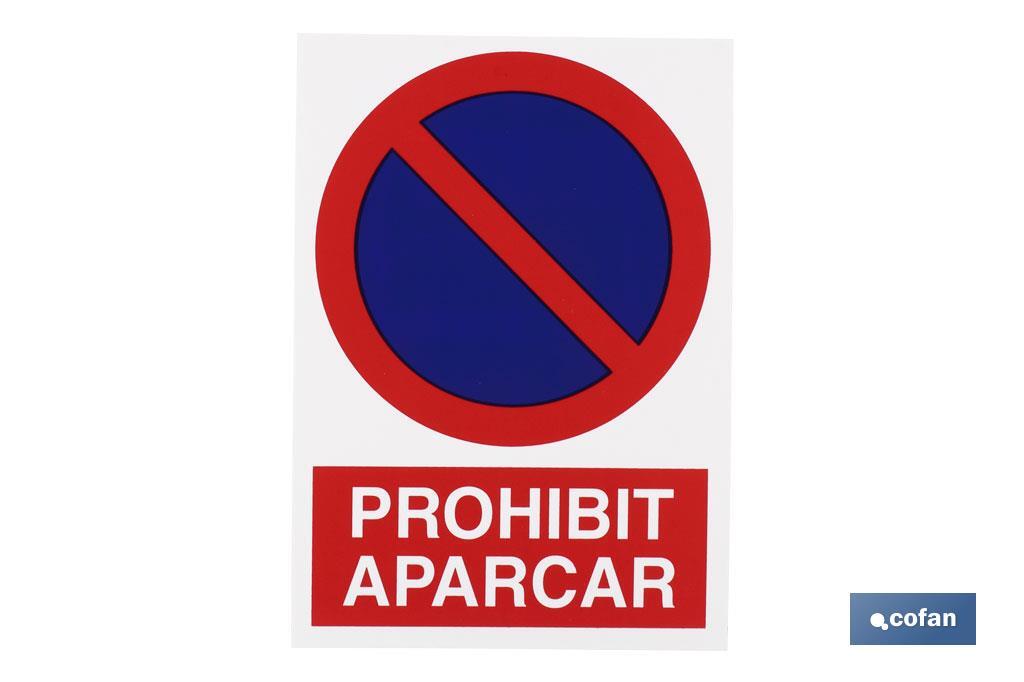 Prohibit aparcar - Cofan