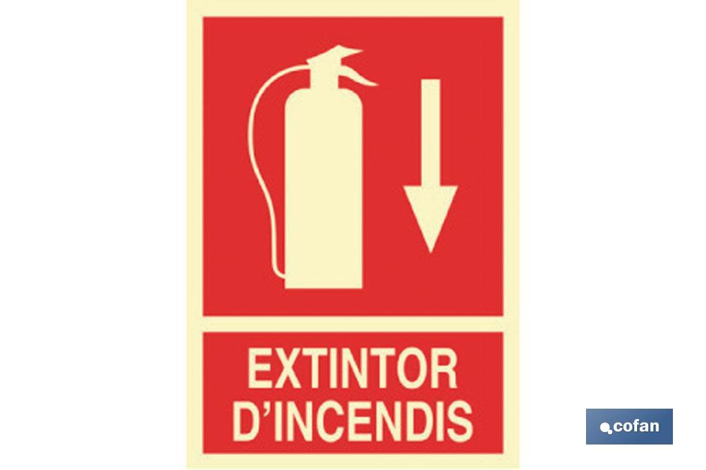 Extintor de incêndios Abaixo - Cofan