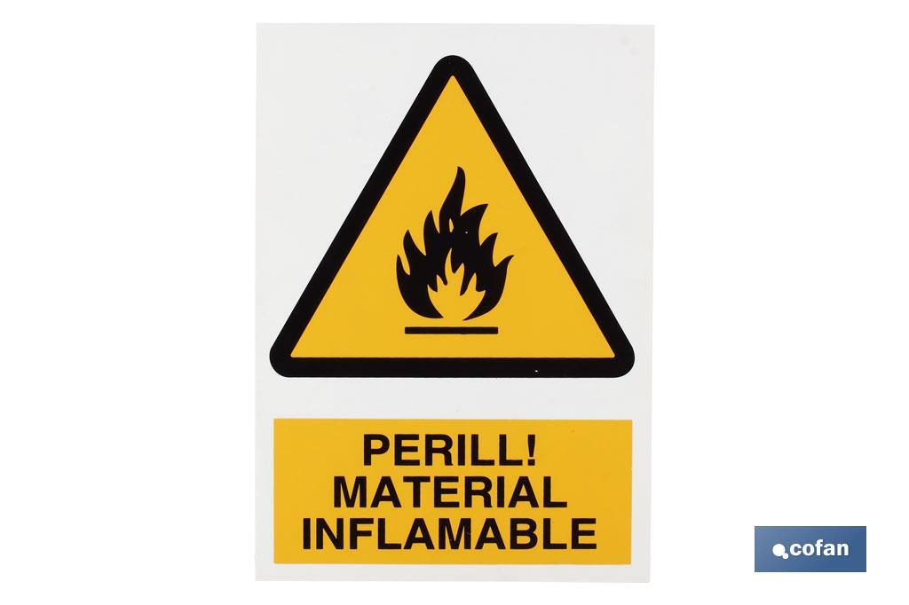 Perill material inflamable - Cofan