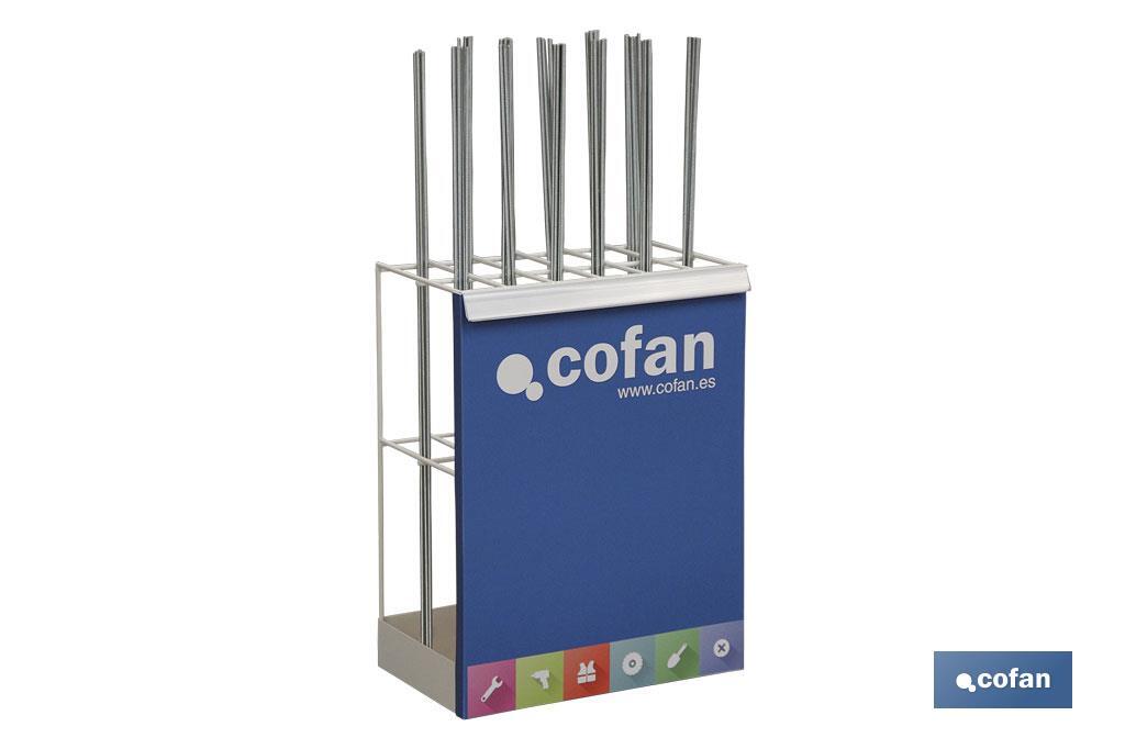 ESPOSITORE PER BARRE FILETTATE - Cofan