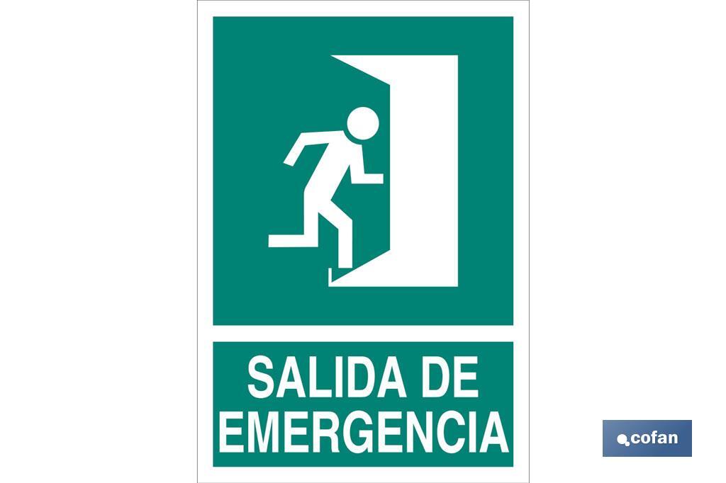 Salida de Emergencia Texto - Cofan