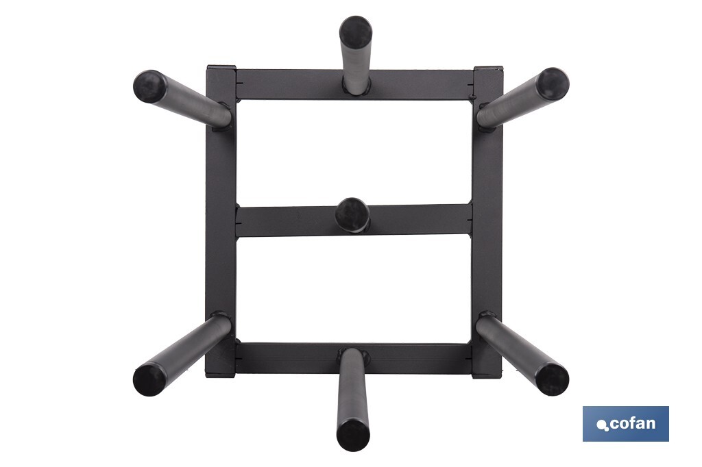 Vertical display stand for 7 oilcloth rolls | Sturdy metal construction | Efficient organisation - Cofan