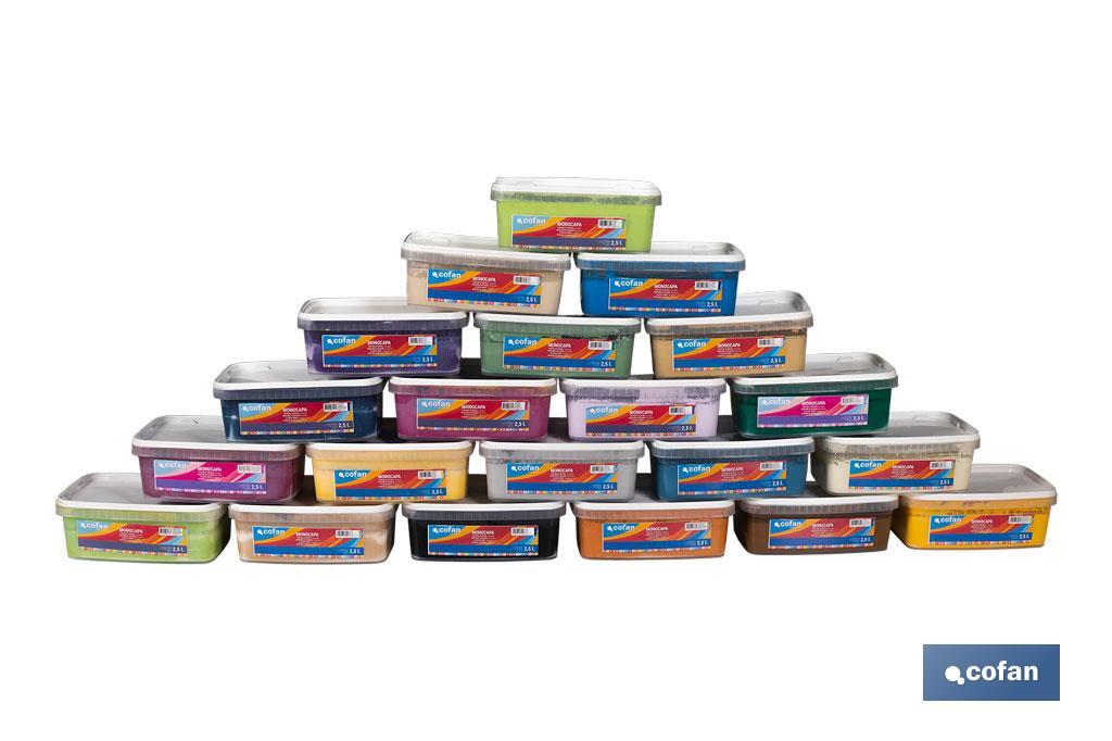 Peinture acrylique monocouche | Plusieurs couleurs | Convient pour utiliser à l'intérieur - Cofan