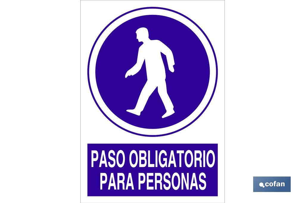 Paso obligatorio para personas - Cofan