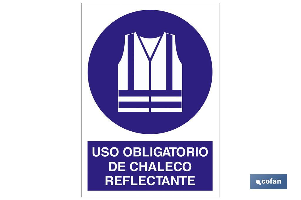 Mandatory use of reflective vest - Cofan