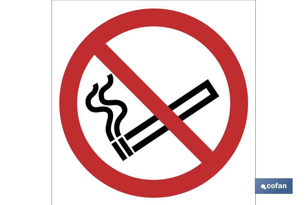 Prohibido fumar - Cofan