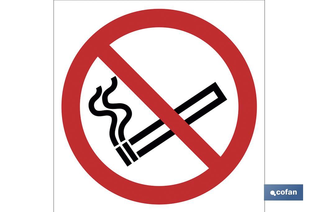 No smoking - Cofan