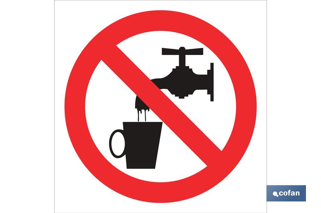 Prohibido beber agua - Cofan