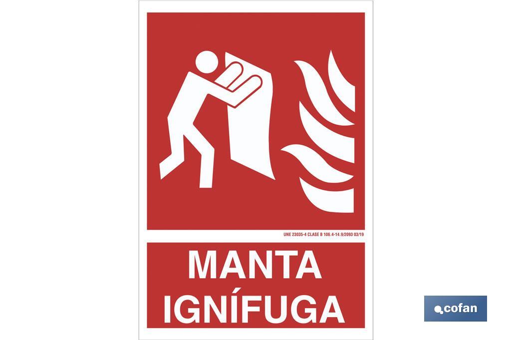 Manta ignifuga - Cofan