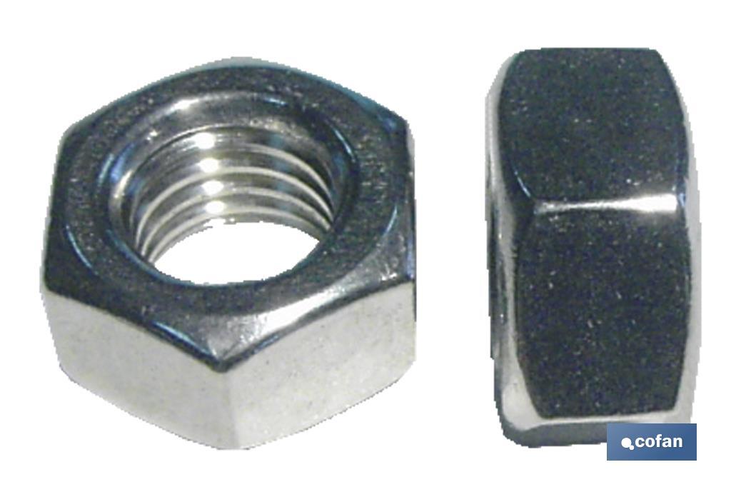 Tuerca Hexagonal INOX A-4 - Cofan