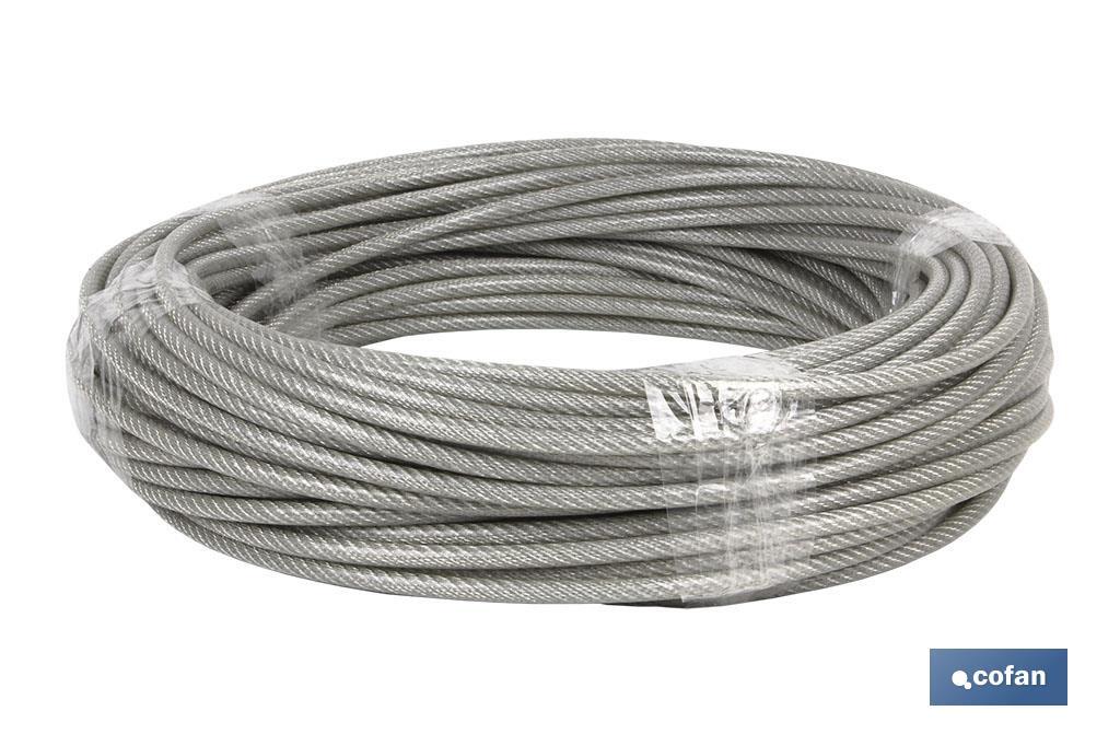 Cable Acero "Plastificado" - Cofan