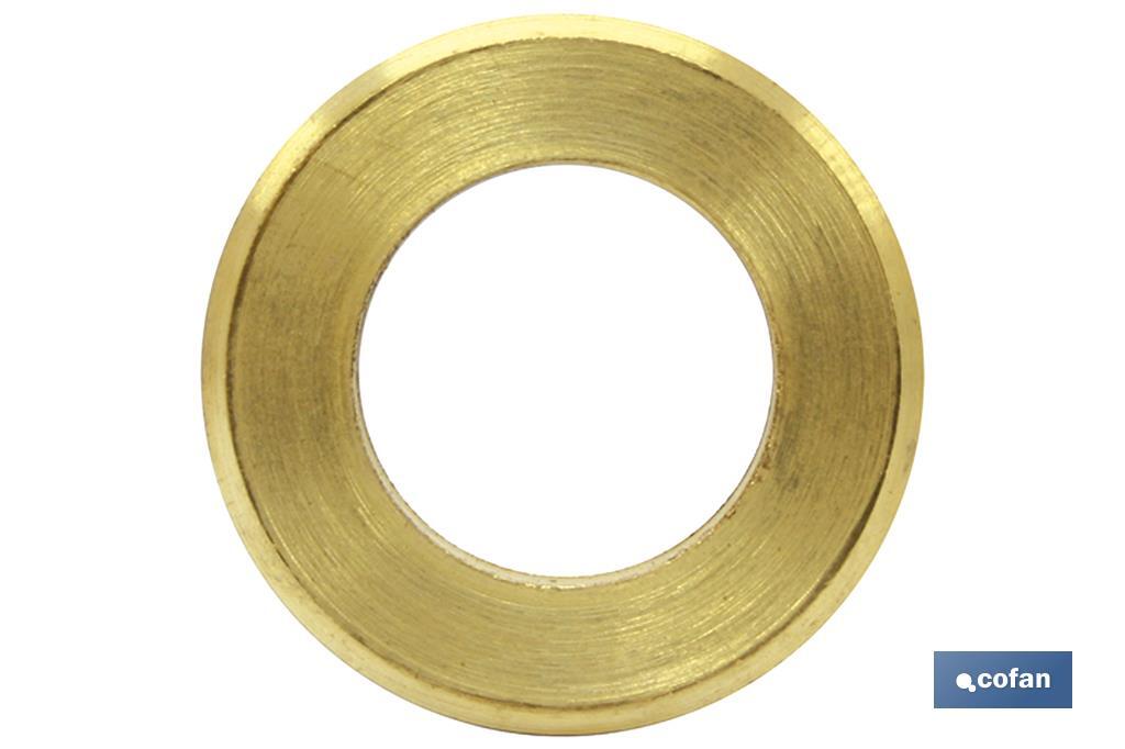 Plain washers, "brass" - Cofan