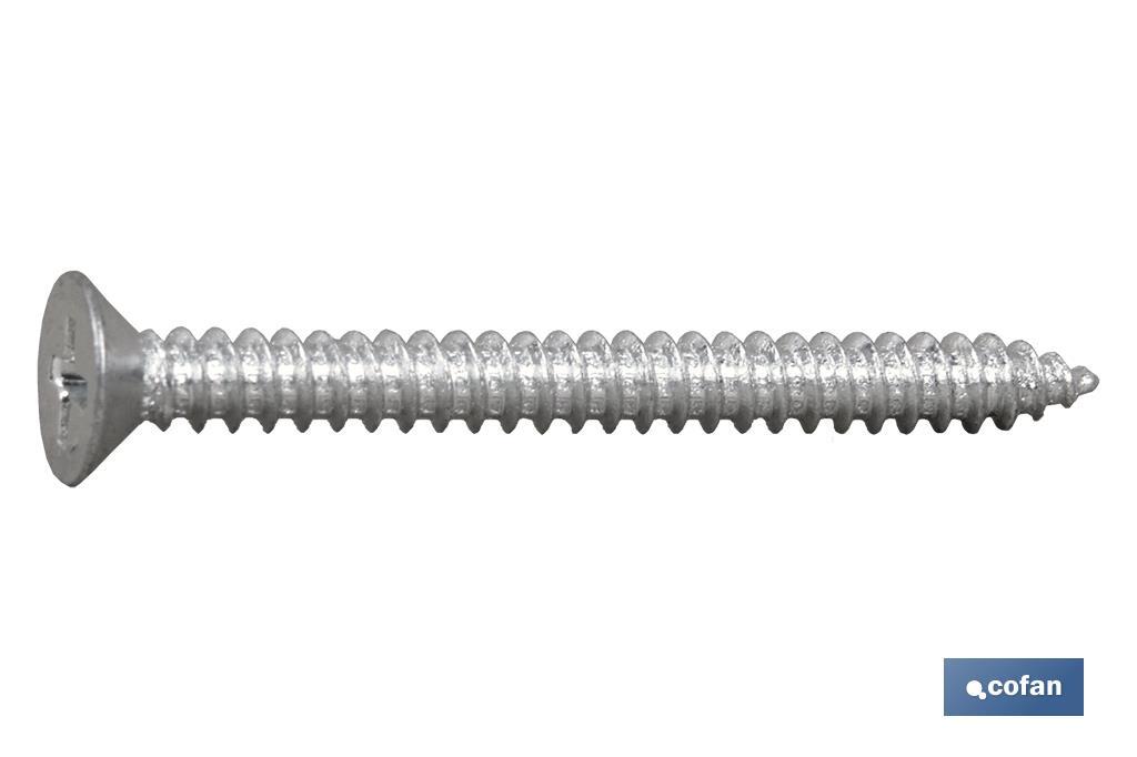 Tornillo DIN 7982 INOX A-2 - Cofan