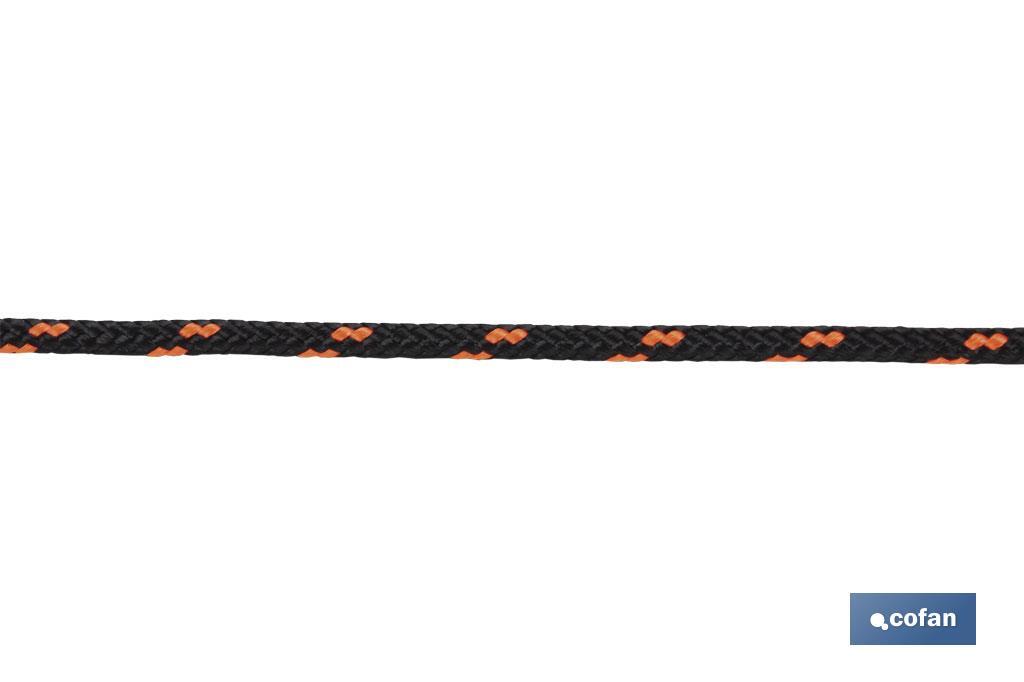 "Hippie" cord Black/Orange - Cofan