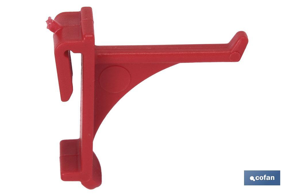 Panneau d'outils en plastique avec accessoires pour suspendre | Dimensions : 360 x 400 mm | Fabriqué en polypropylène - Cofan