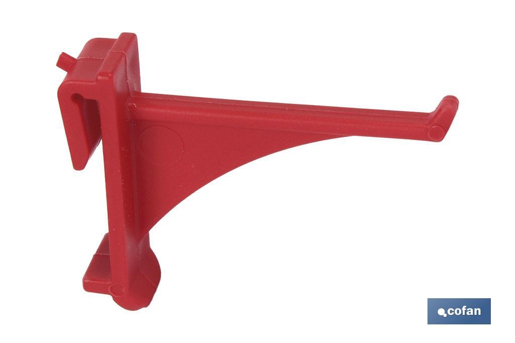 Set de 12 accesorios para panel de herramientas de PP| Fabricado en polipropileno resistente - Cofan