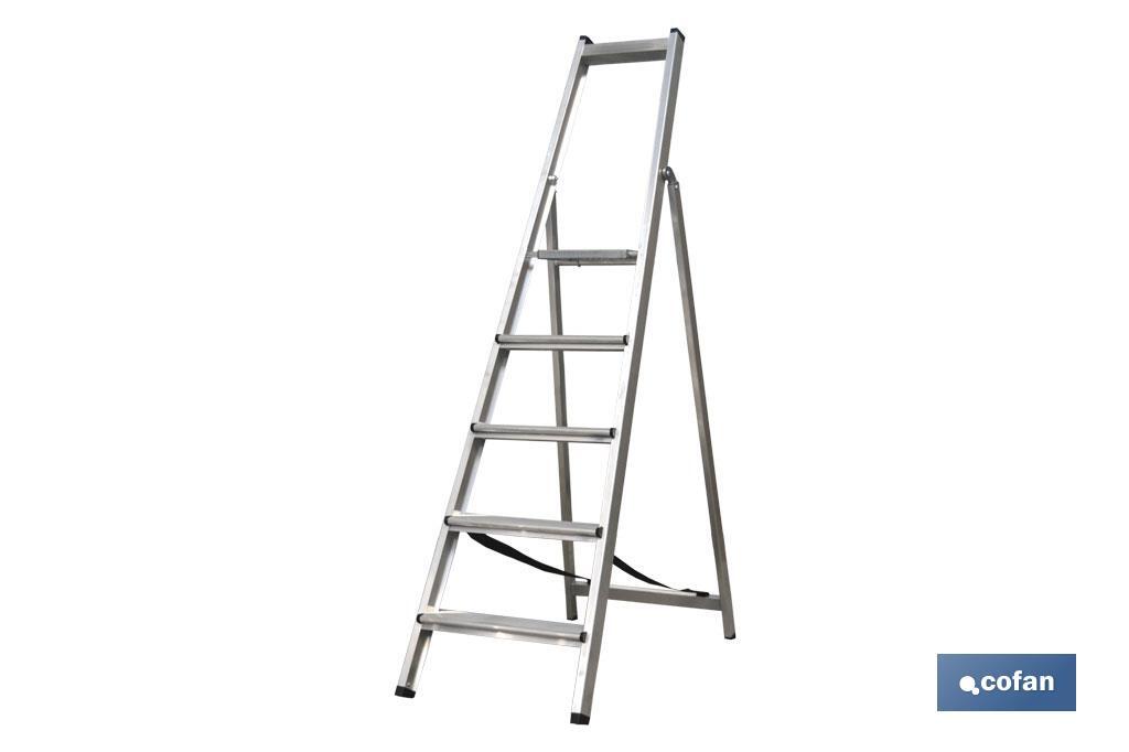 Reinforced ladder EN 131 - Cofan