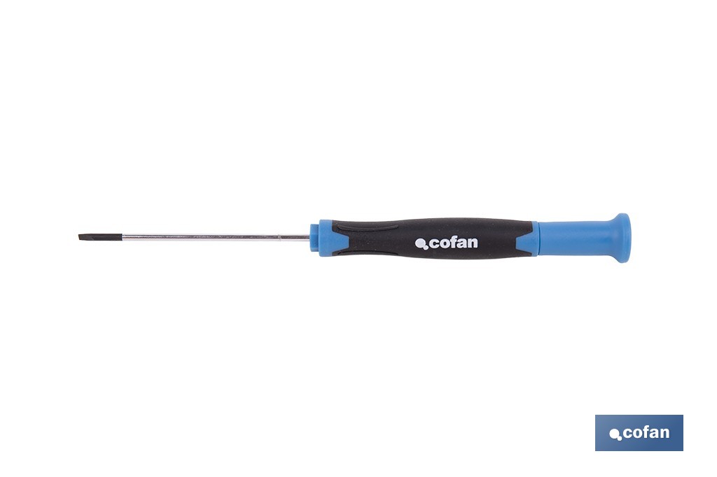 Destornillador de alta precisión plano Gripforce - Cofan