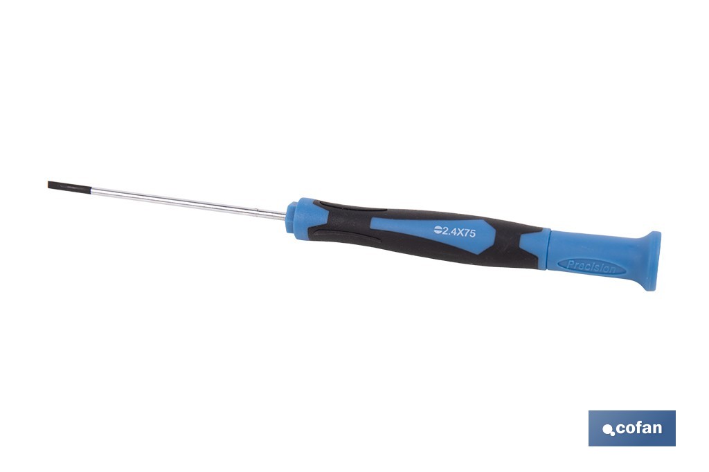 Destornillador de alta precisión plano Gripforce - Cofan