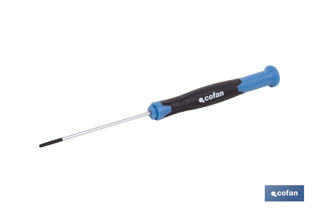 Destornillador de alta precisión plano Gripforce - Cofan